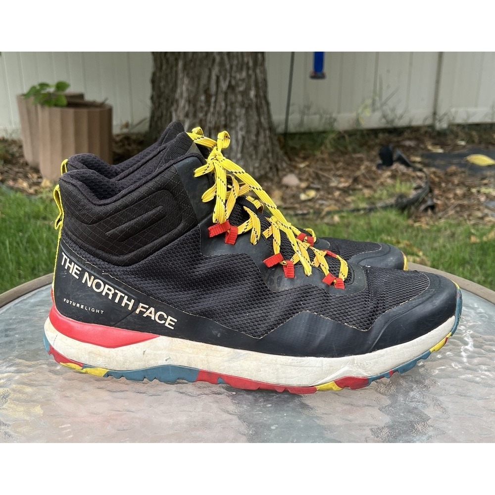 THE NORTH FACE Men Activist Mid FUTURELIGHT Hiking Shoes US 14 Black Multi Color